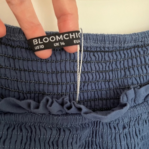 Puff Sleeve Smocked Cottagecore Dress | Size Medium - Picture 7 of 11